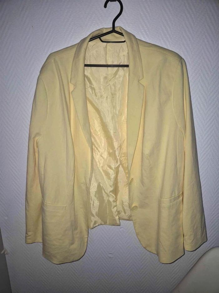 Veste blazer jaune