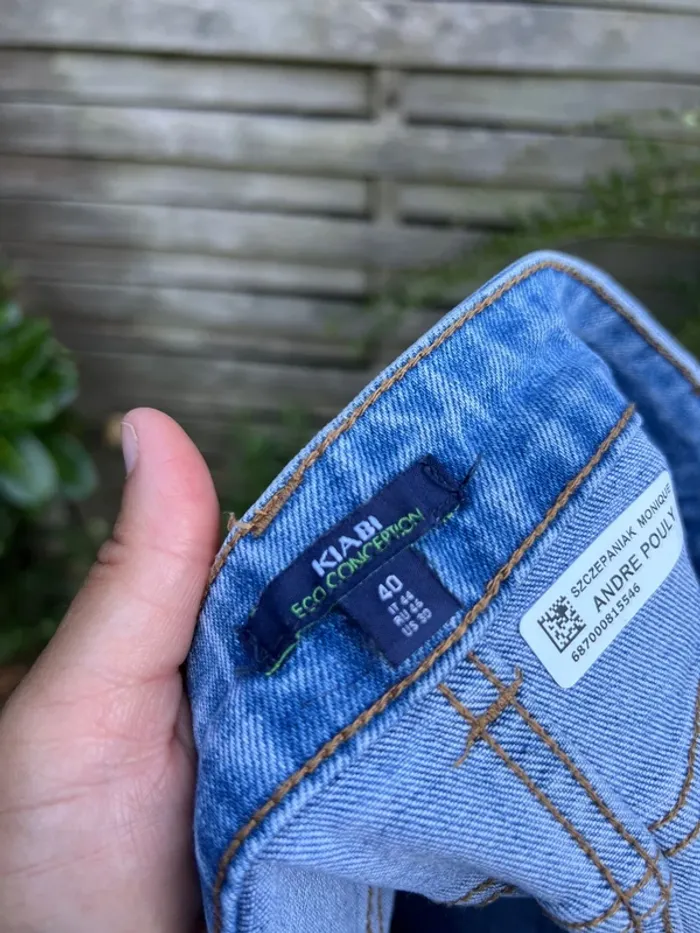Jupe Kiabi bleu jean – Taille 40 très bon état - photo numéro 2