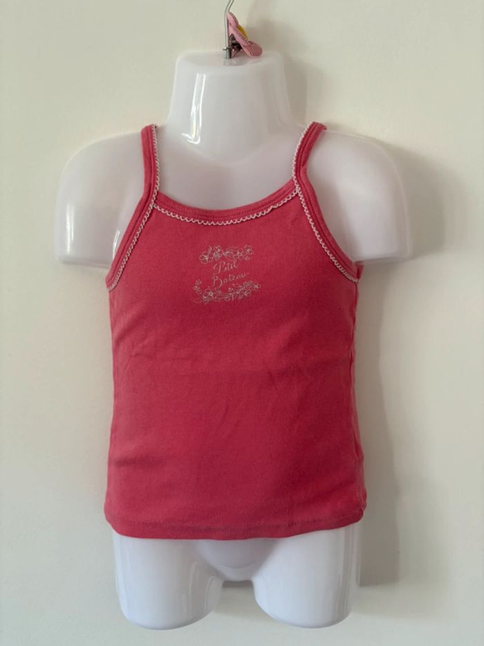 Débardeur rose Petit Bateau – Taille 3 ans