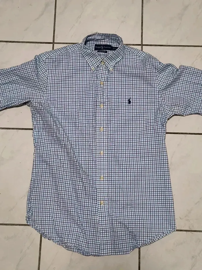 Chemise Ralph Lauren à carreaux – Custom Fit – Élégance vintage - photo numéro 2