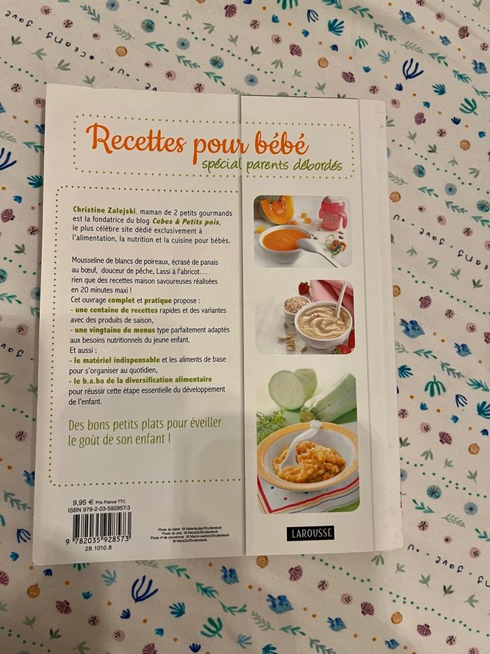 Livre recettes pour bébé spécial parents débordés - photo numéro 3