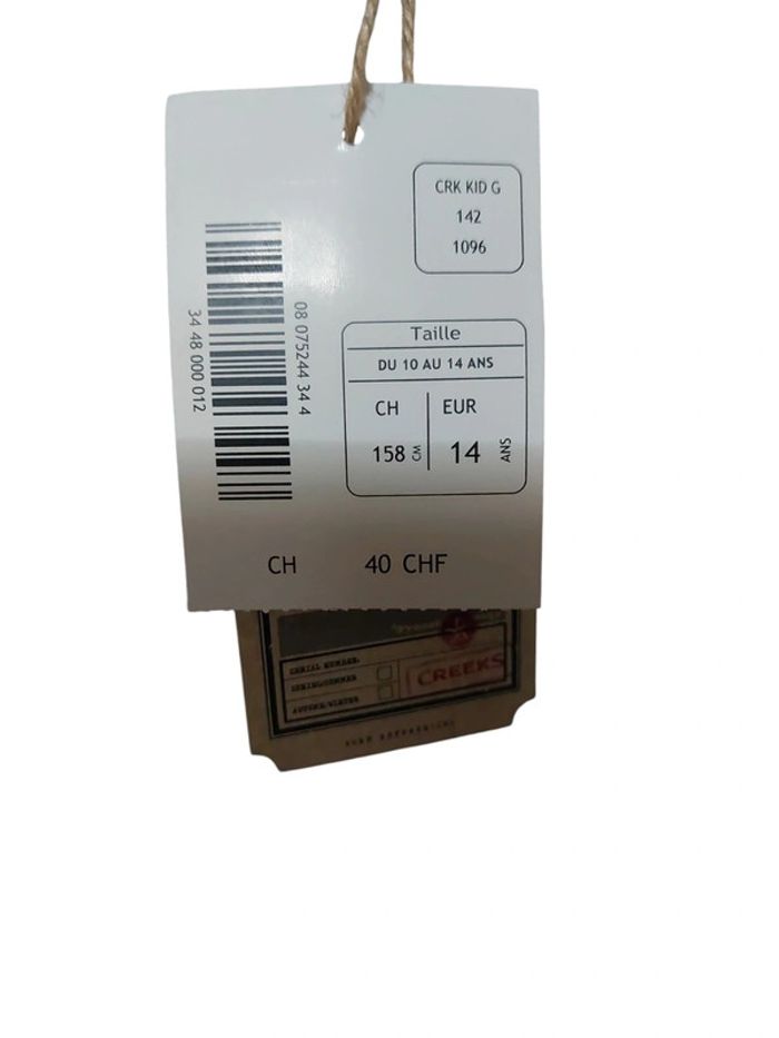 Pull garçon T.14 ans Neuf avec étiquette (creeks) - photo numéro 4