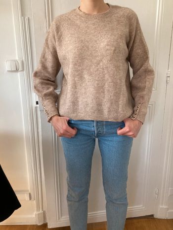 Pull Sézane beige Louise