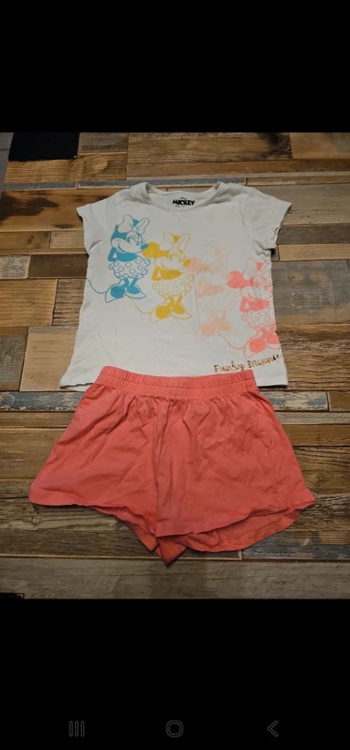 Pyjashort fille minie taille 6-7 ans