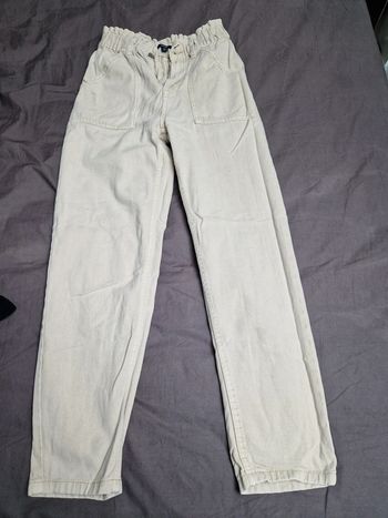 Jean pantalon beige kiabi taille 34 xs