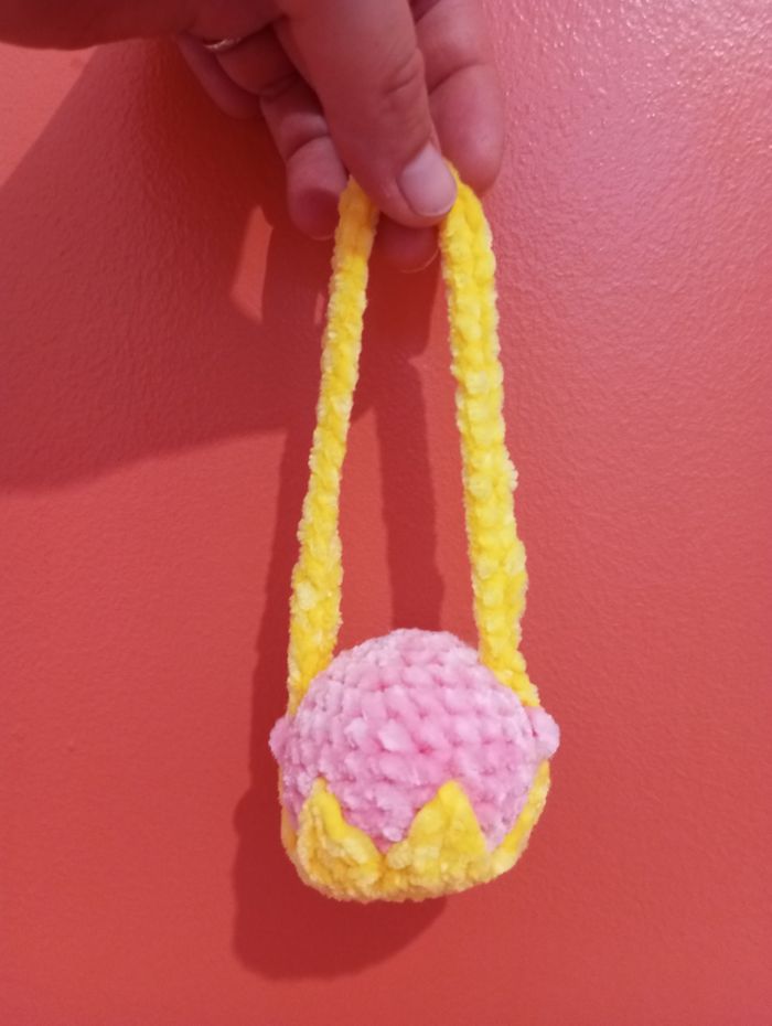 Petit Kirby à suspendre au crochet - photo numéro 3