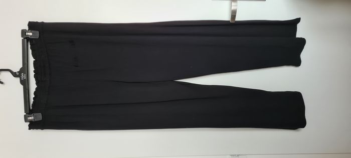 Pantalon fluide noir style Yoga - M - H&M - photo numéro 3