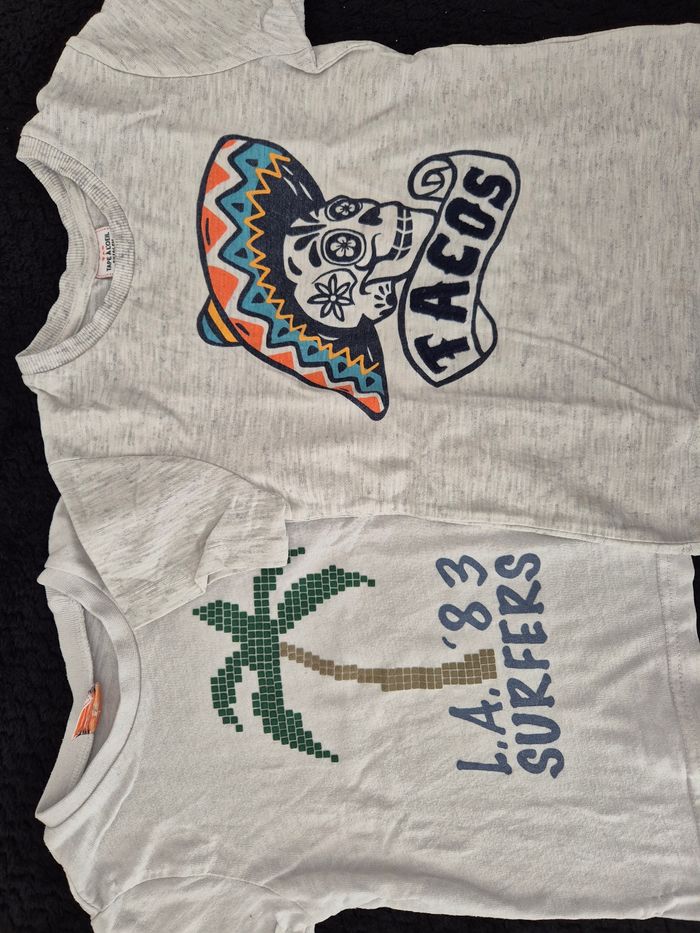Lot 2 tee-shirts garçon