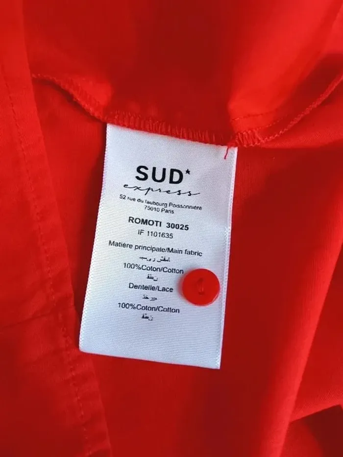 Robe ample rouge Sud Express - photo numéro 6