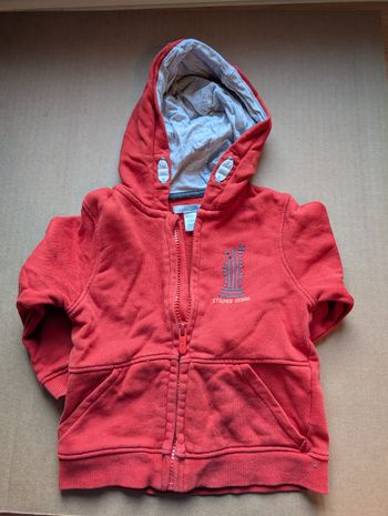 Sweet à capuche avec fermeture éclair Obaibi