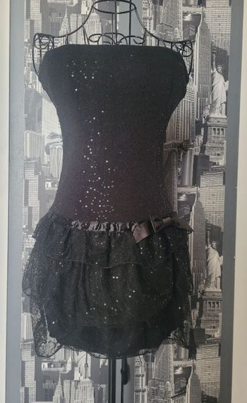 Robe bustier noir