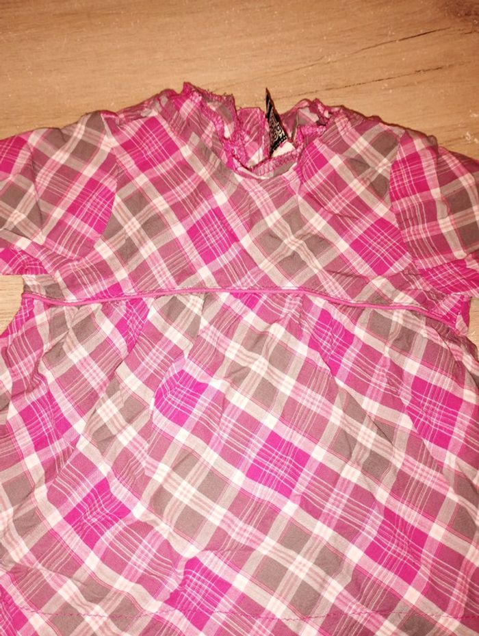 Tee shirt chemisier a Carreaux - photo numéro 2