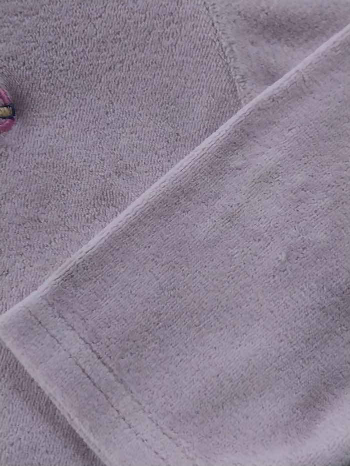 Pyjama velours bébé fille 18 mois – thème “Little Princess” château brodé - photo numéro 4