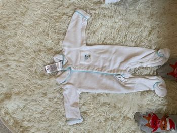 Pyjama jacadi blanc