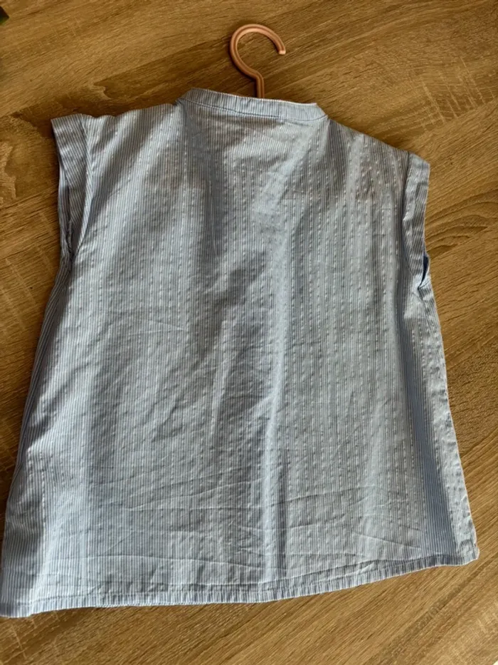 Blouse manches courtes pailletée - photo numéro 2
