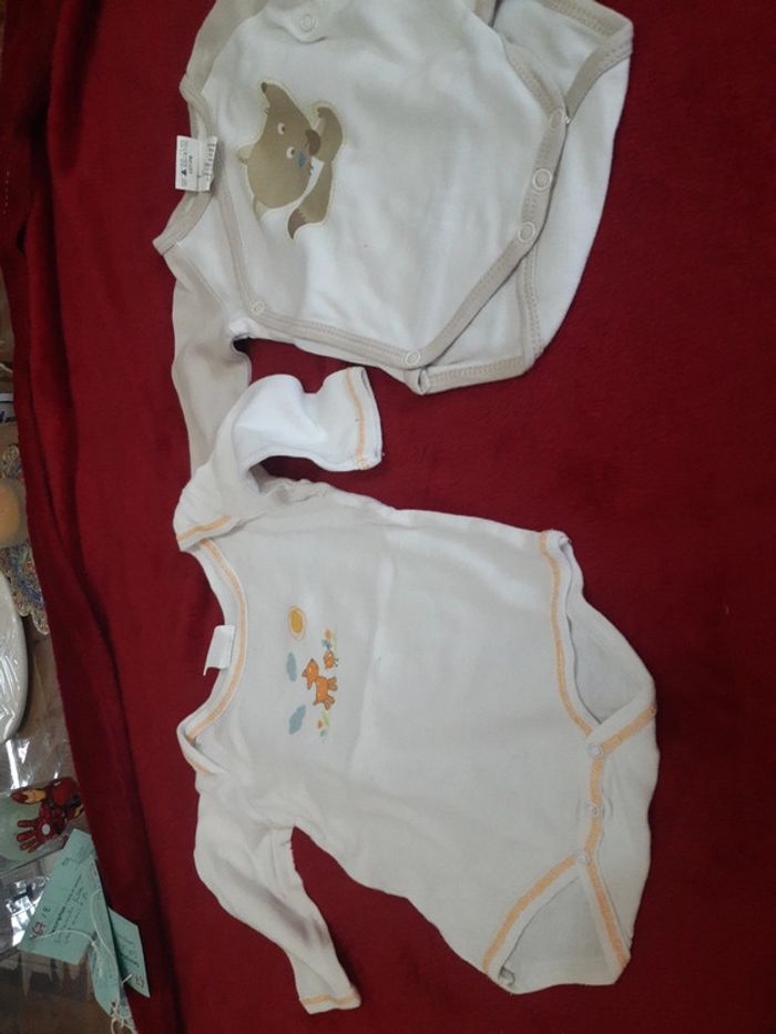 Lot 2 bodies mixte 3 mois