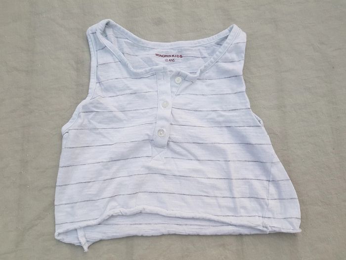 Débardeur dessus du nombril fille 10 ans