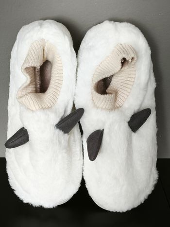 Chaussons peluche