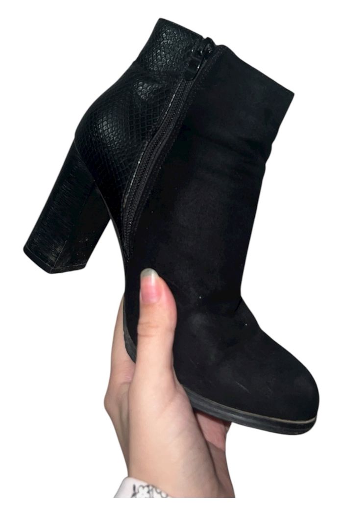 Bottines noires à talons – Pointure 39 - photo numéro 2