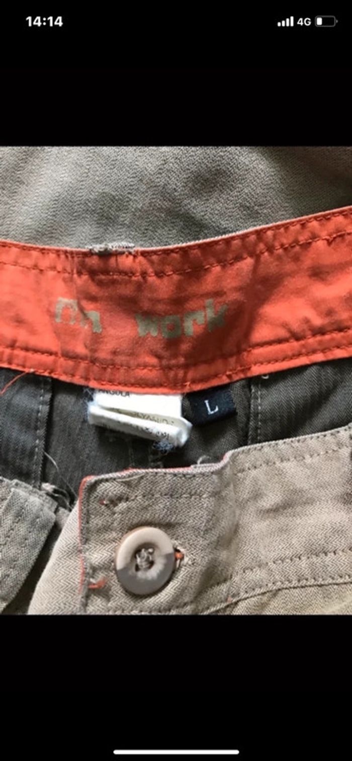 Pantalon cargo kaki - photo numéro 2