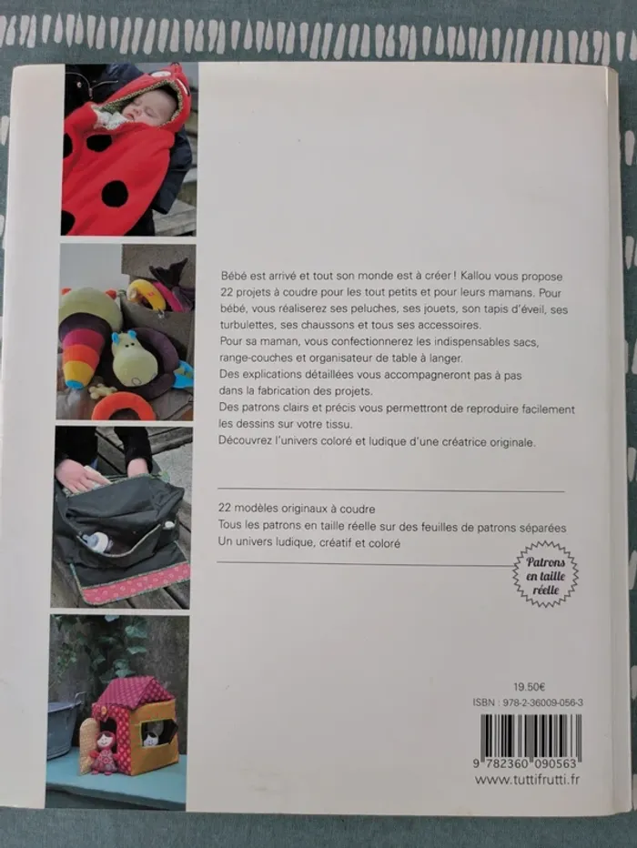 Livre couture pour bébé et sa maman - photo numéro 10