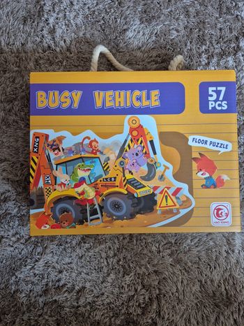 Puzzle busy véhicule 57 pièces