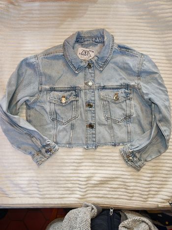 Veste en jean Zara 7 ans 