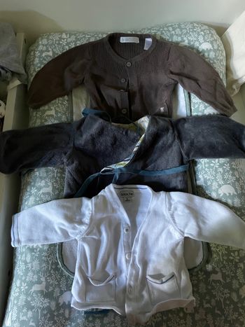 3 gilets 1 mois