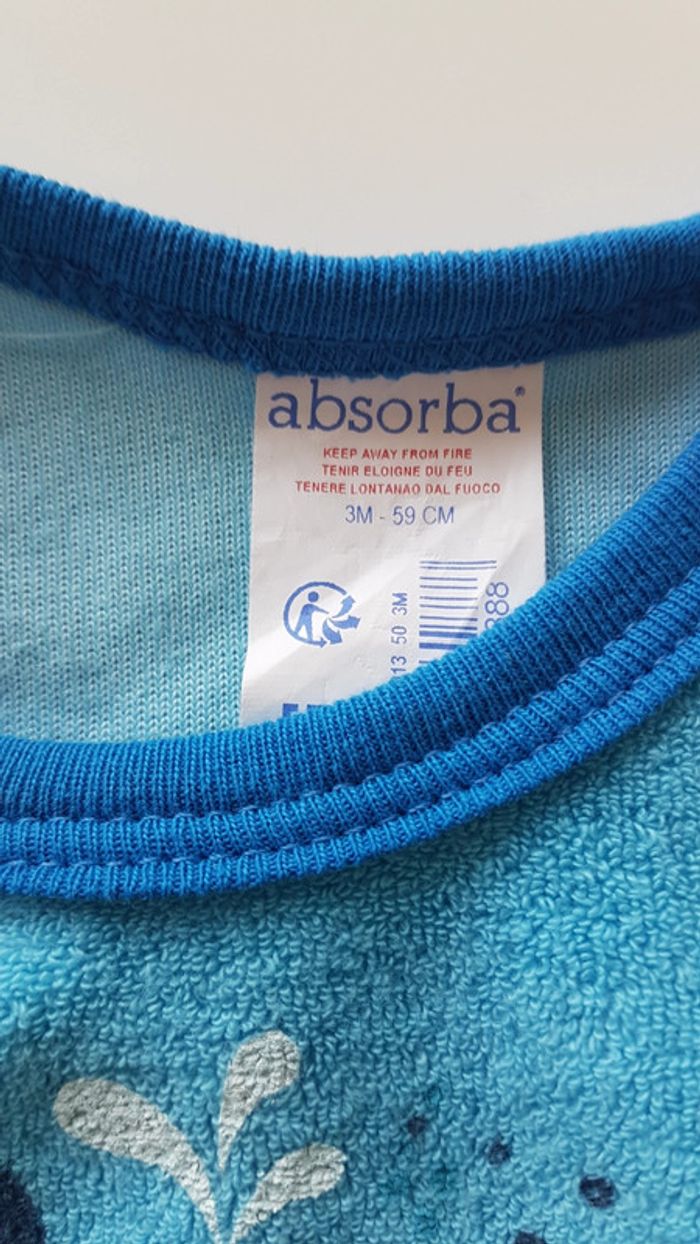 Combishort/body Absorba 3 mois - photo numéro 3