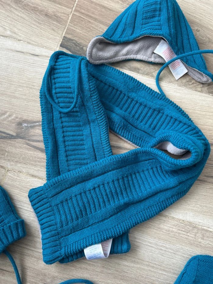 Ensemble bonnet - écharpe - gants - photo numéro 3