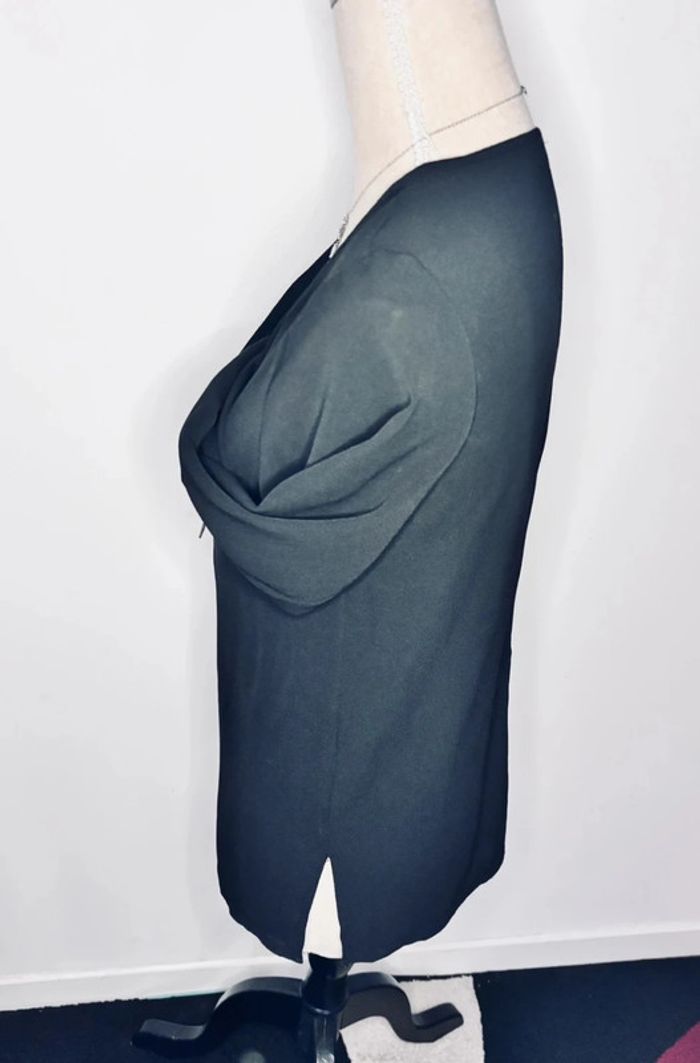 🌸 blouse noire fluide avec fermeture éclaire #rptamar - photo numéro 12