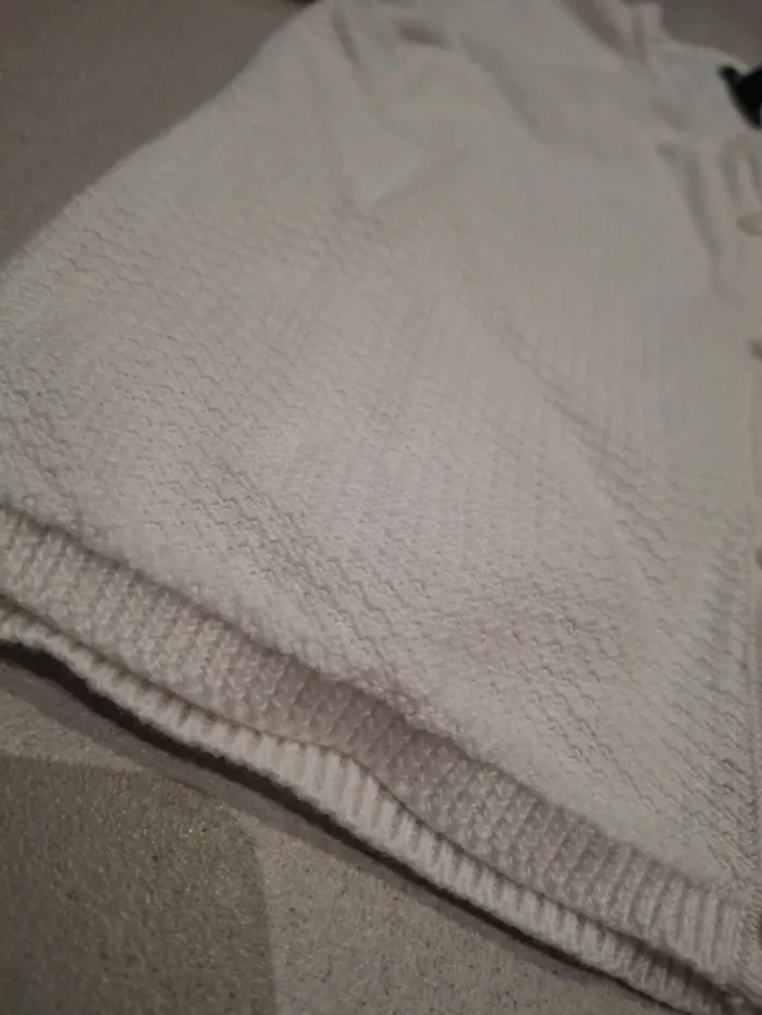 Gilet blanc 12 mois - photo numéro 4