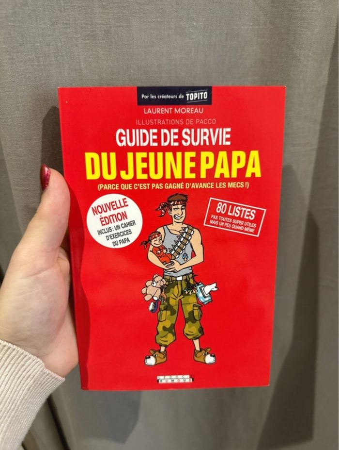 Livre guide de survie du jeune papa - neuf