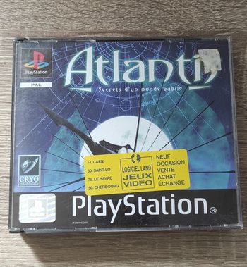 Jeu Atlantis secret d'un monde oublié ps1