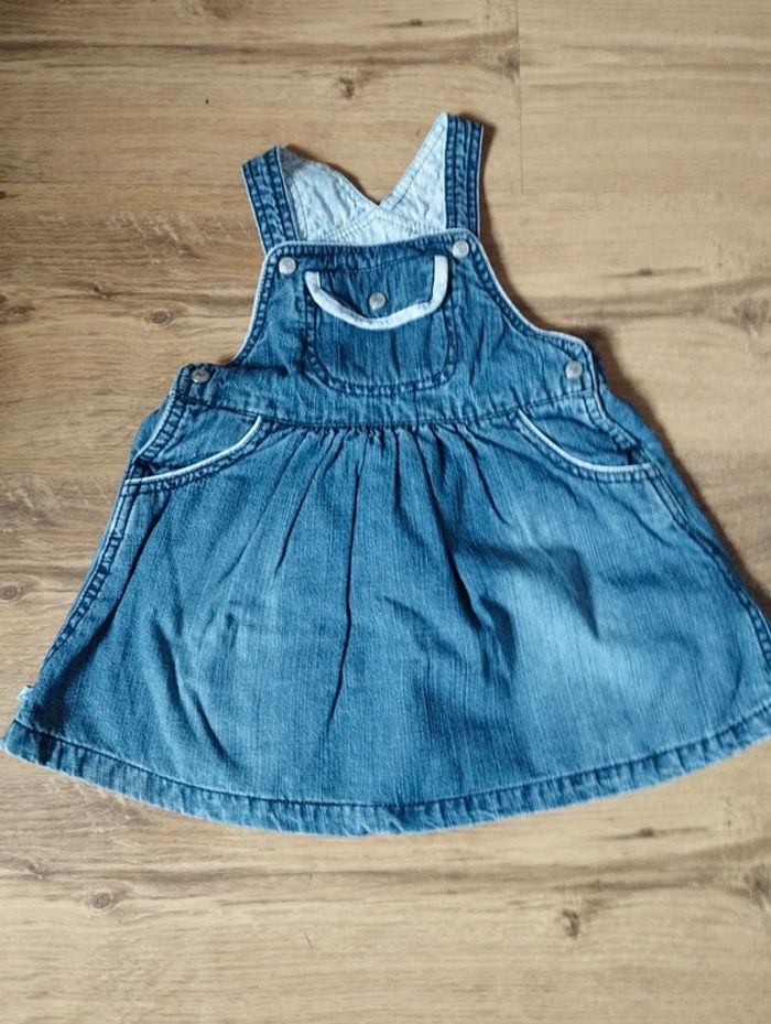 Robe en jean petite fille 12M