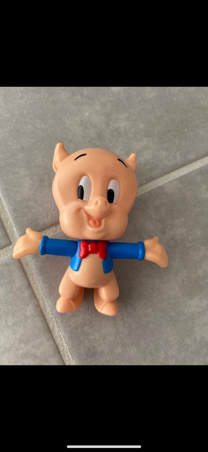 Figurine Porky Pig Cochonnet Looney Tunes - photo numéro 2