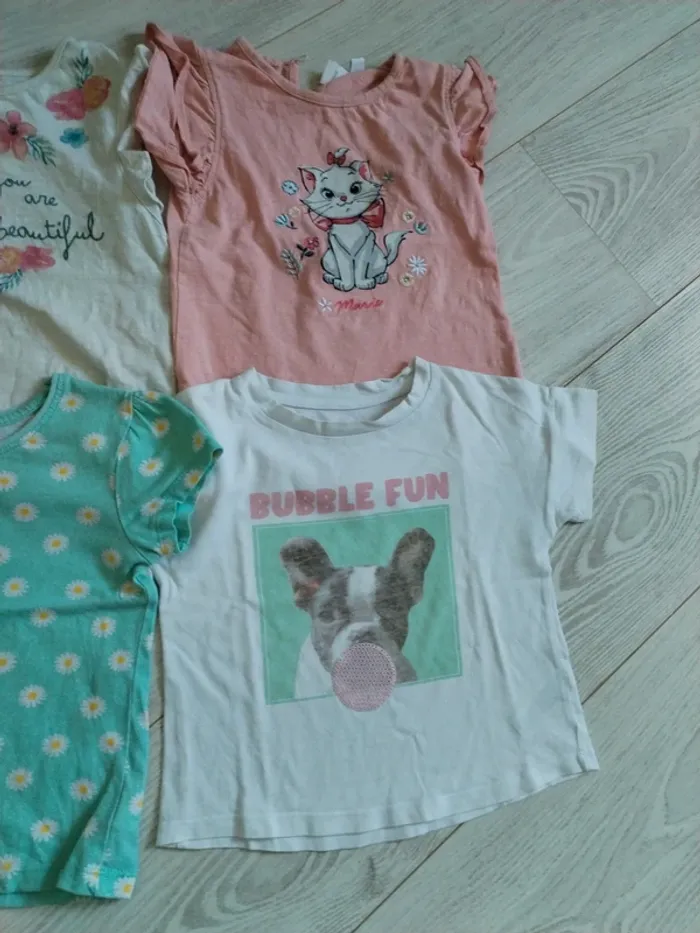 4 t-shirts manches courtes - photo numéro 3