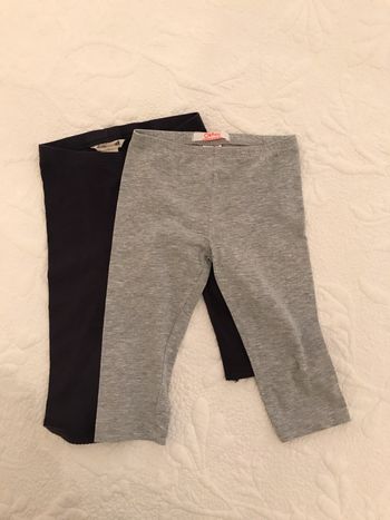 Lot de 2 Leggings courts fille 4 Ans