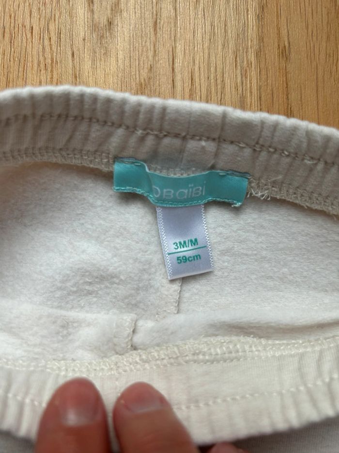Pantalon jogging intérieur molletonné obaïbi bébé fille - photo numéro 4