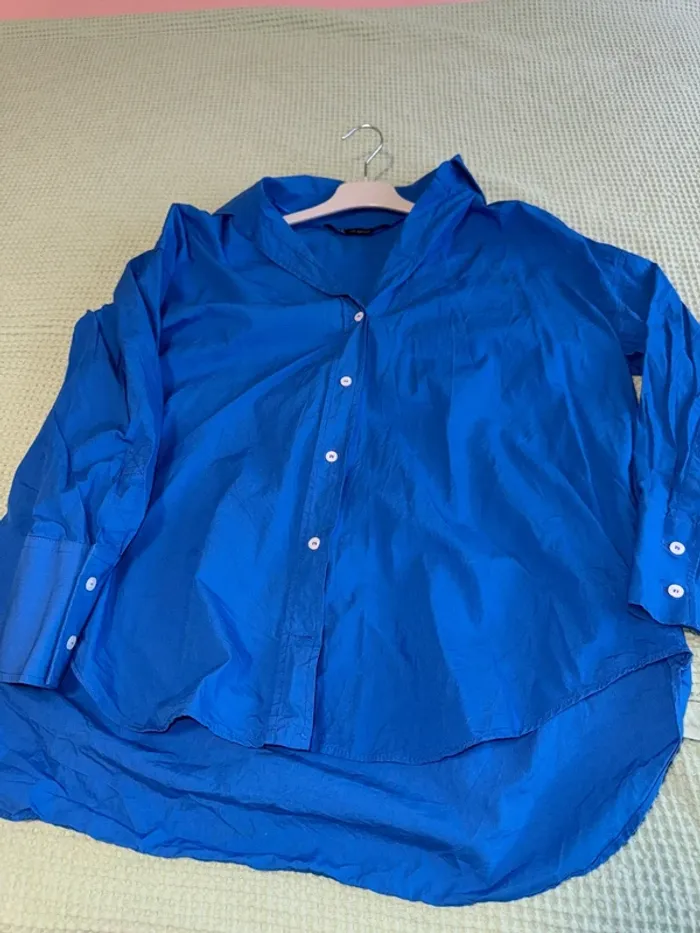Chemise Zara bleu taille xs - photo numéro 4