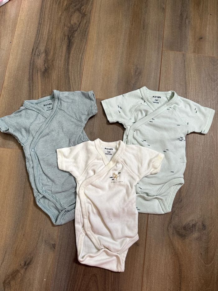 Lot body manches courtes