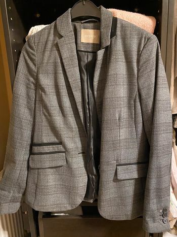 Blazer gris rayé
