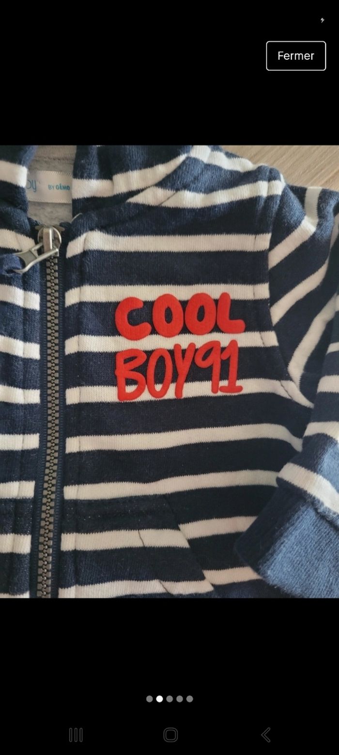 Gilet à capuche Gémo - photo numéro 2