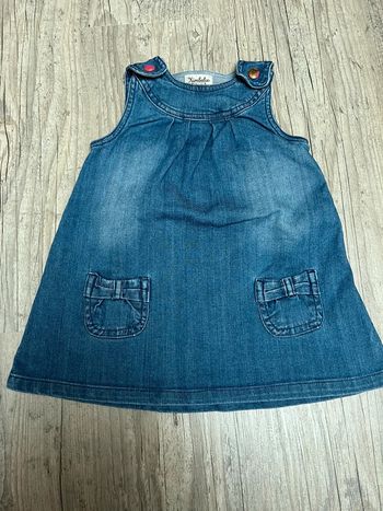 Robe en jean kimbaloo taille 12 mois