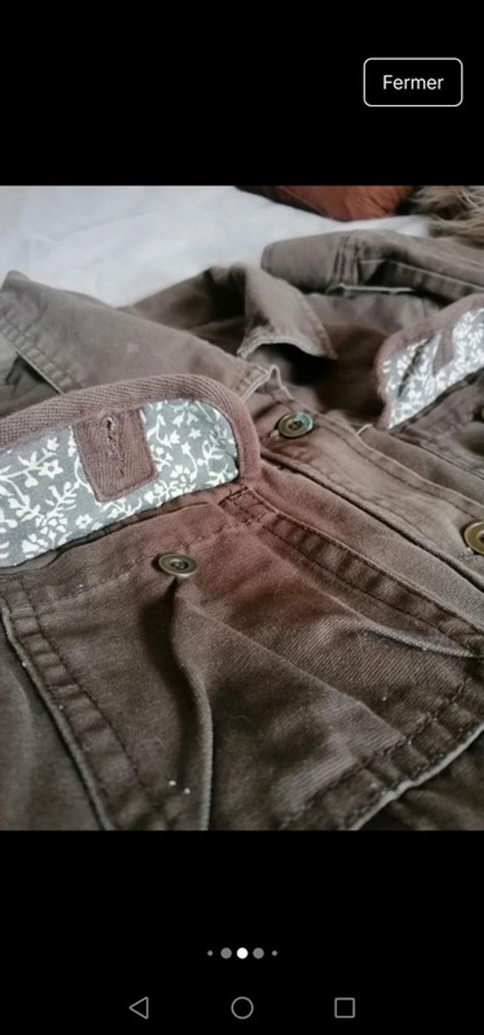 Manteau vintage en jeans - photo numéro 4