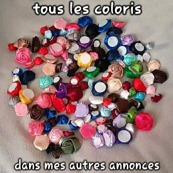 18 fleurs marrons, pour cheveux-déco-habit - photo numéro 3