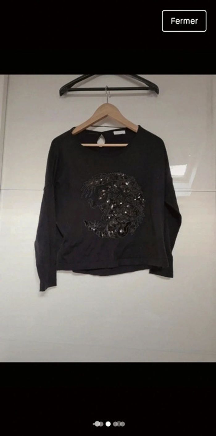 Pull promod noir - photo numéro 4