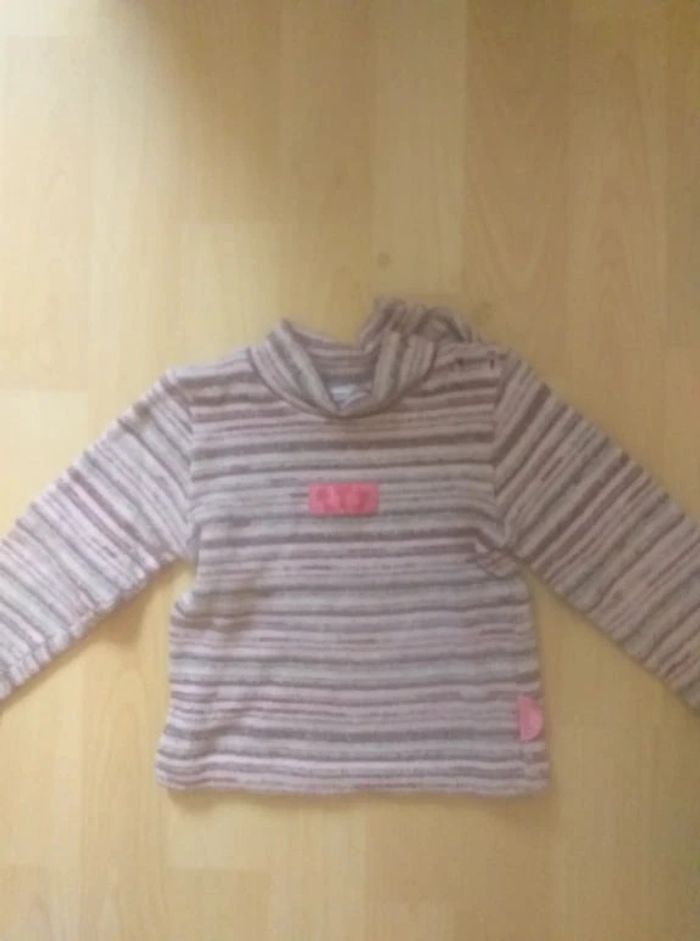 pull col roule fille 2 ans absorba