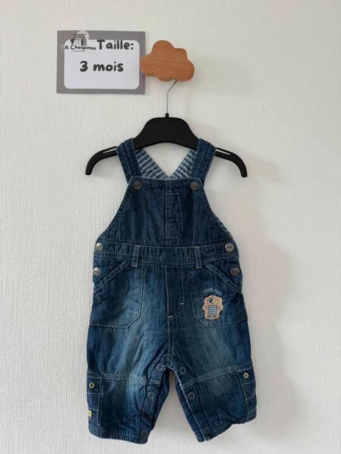 Salopette en jean - taille 3 mois 🌼