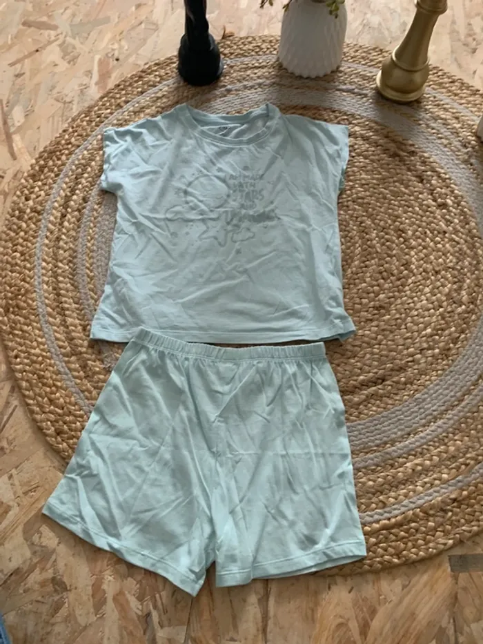 Pyjashort bleu clair - photo numéro 2